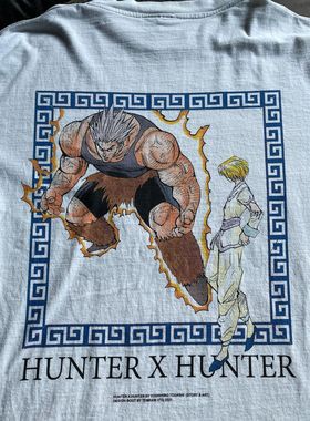 HUNTER×HUNTER Killua Zoldyck tee/tshirt全职猎人宽松短袖T恤
