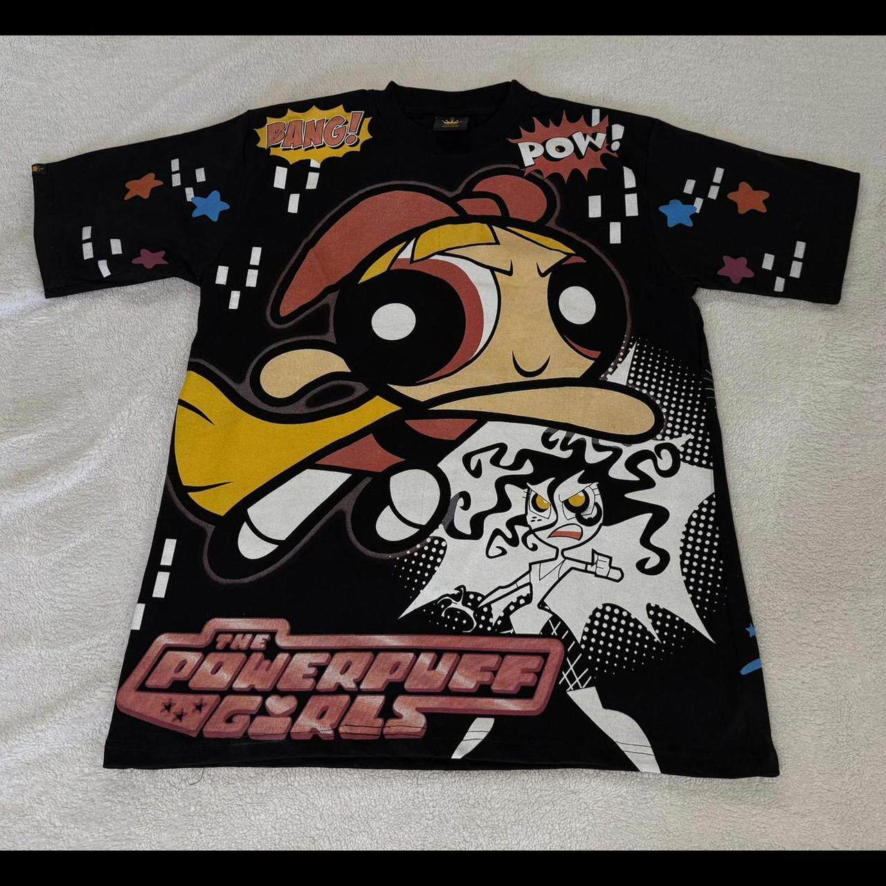 WHO CARE复古大百科the powerpuff girls 飞天小女警高街短袖T恤