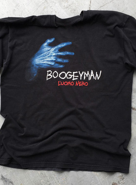 The Boogeyman Movie blacktee鬼出柜恐怖电影设计感休闲短袖T恤