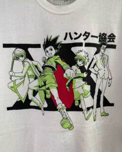 HUNTER×HUNTER Hisoka tee/tshirt全职猎人西索内搭质感短袖T恤