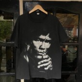 look李小龙宽松垂感短袖 Bruce T恤 sleeves exercise Lee short