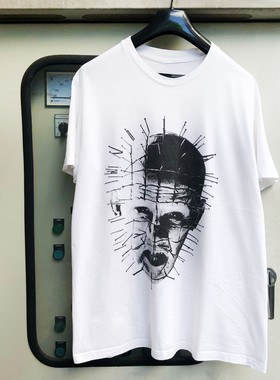 Hellraiser short sleeves movie logo猛鬼追魂欧美猎奇短袖T恤