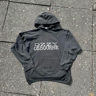 WHO CARE复古大百科ozzy奥兹奥斯朋高街摇滚连帽卫衣西海岸嘻哈潮