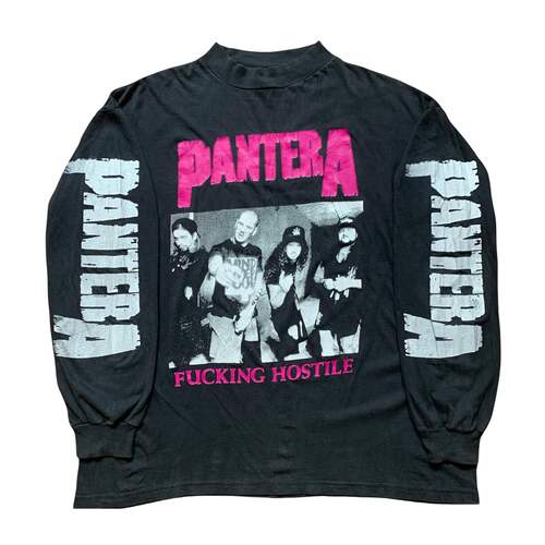 Pantera Long Sleeve punk DimebagDarrell潘多拉乐队落肩长袖T恤