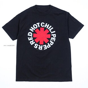 WHO CARE复古大百科 红辣椒乐队rapper穿搭摇滚时尚嘻哈OS短袖T恤