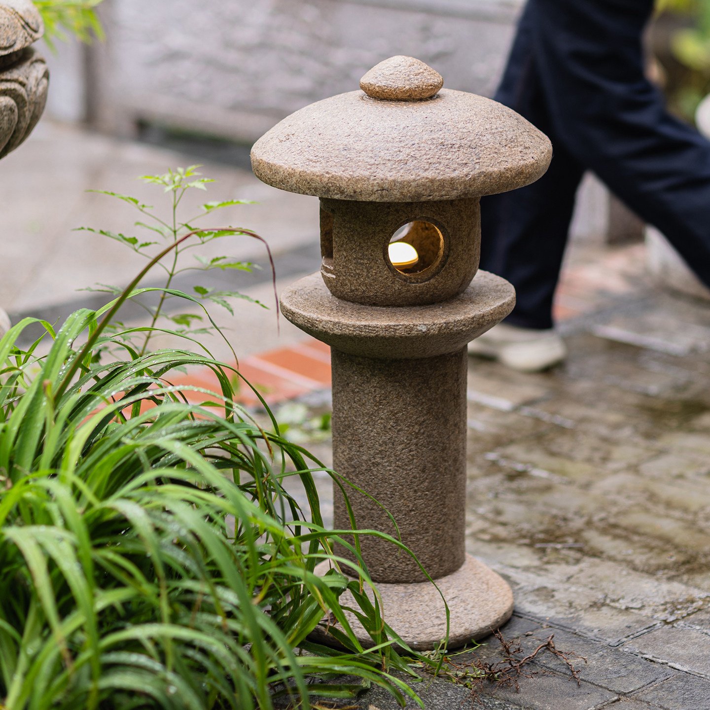 太阳能庭院灯户外中式仿古石灯笼别墅景观灯花园草坪家用高端宫灯,家居饰品,户外/庭院摆件,淘宝优惠券,粉丝福利购,淘宝优惠卷