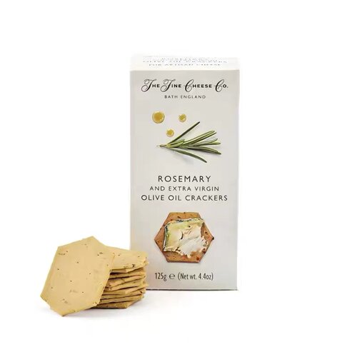 英国finecheese橄榄油迷迭香咸脆饼干贝果脆片黄油芝士饼干曲奇