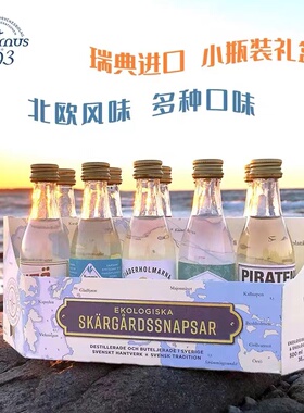 Saturnus Snaps斯纳普斯风味伏特加10支装瑞典进口洋酒萨图尔努斯