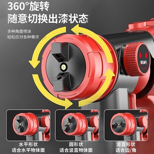 电动喷漆枪油漆喷油枪喷涂机家用小型锂电池高雾化喷壶乳胶漆神器