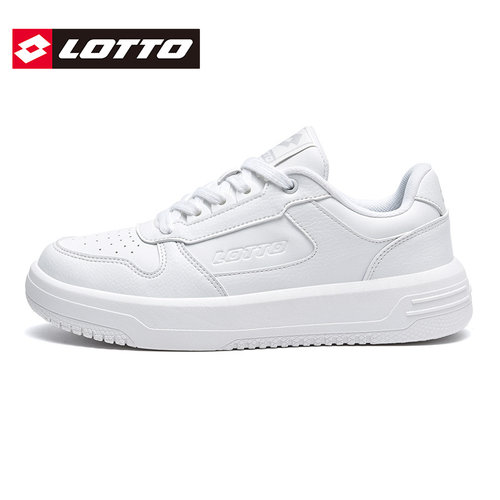 LOTTO乐途女白色低帮板鞋