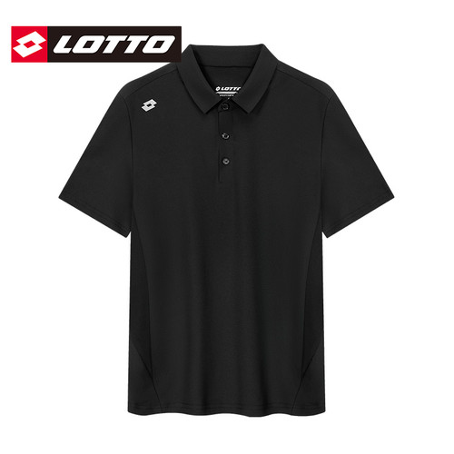 Lotto乐途男士翻领T恤短袖POLO衫