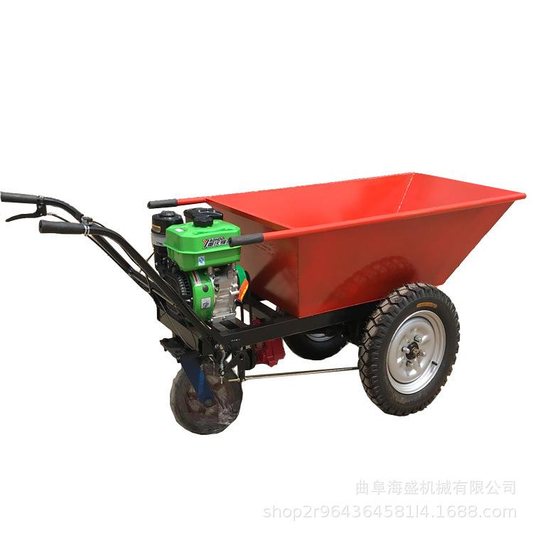 柴油翻斗车价格 建筑小推车 柴油搬运手推车 沙石搬运翻斗车
