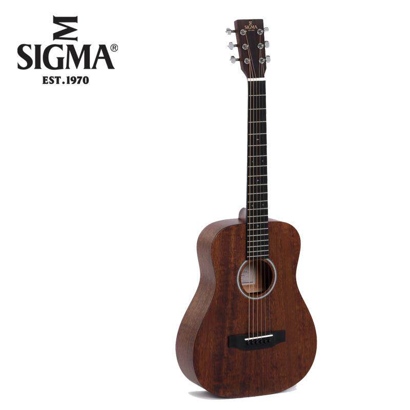 西格玛(SIGMA)TM-15民谣吉他旅行吉他34英寸圆角面单哑光初学者