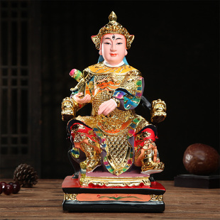 五显华光大帝神像马元帅摆件马天君马灵军居家手工树脂道家工艺品