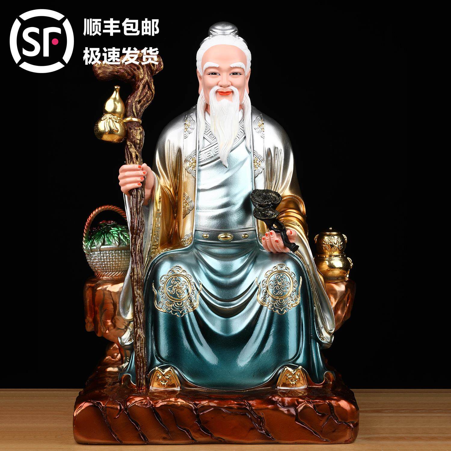 药王神像孙思邈树脂坐山华佗扁鹊李时珍张中景药王爷佛像厂家