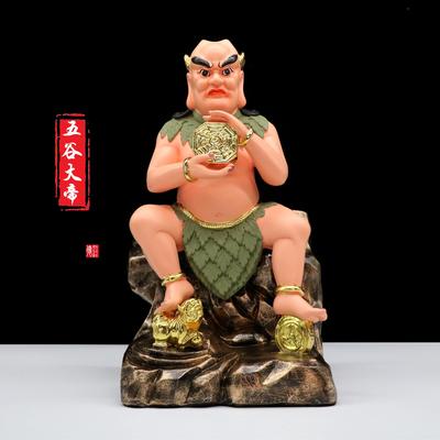 包邮16寸神农大帝神像三皇炎帝神农氏树脂佛像摆件五谷爷神农大帝