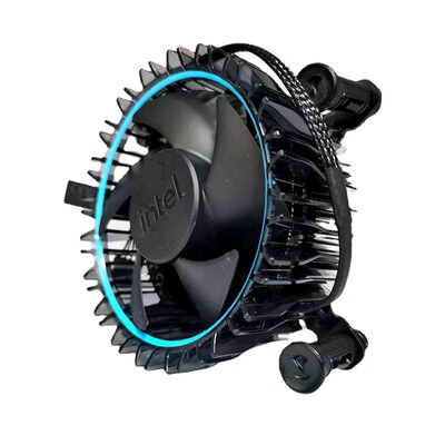 12代intel原装散热器铜底风扇CPU风扇LGA1700 12100 12400f G6900