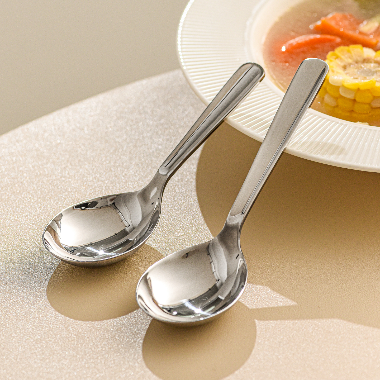 加大加厚勺体使用方便不锈钢材质安全健康