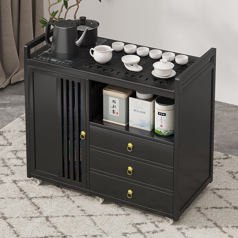 速发移动功夫茶桌家用小茶台2024新款高端轻奢高级感台客厅茶几