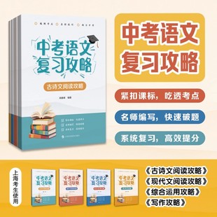 中考语文复习攻略(全4册)古诗文阅读攻略+现代阅读攻略+综合运用攻略+写作攻略 高春峰,吕思静,高唯 等