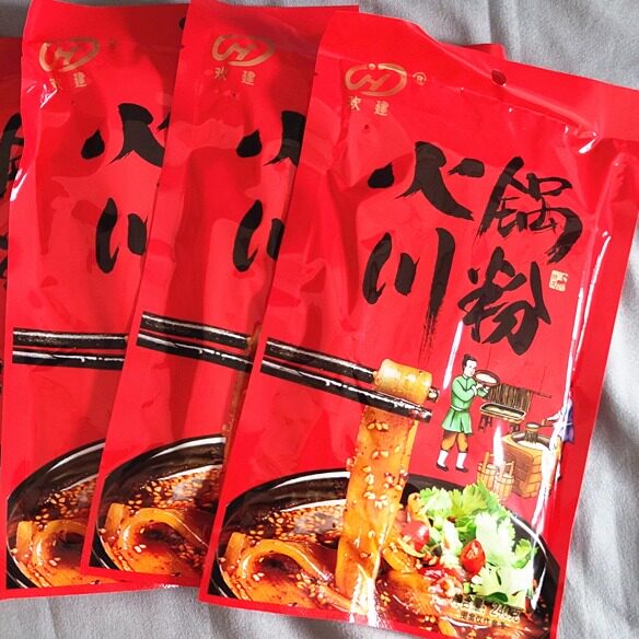 【5袋】薯大妈欢建火锅川粉240g*5 宽粉苕粉食材 商用粉条 红薯粉