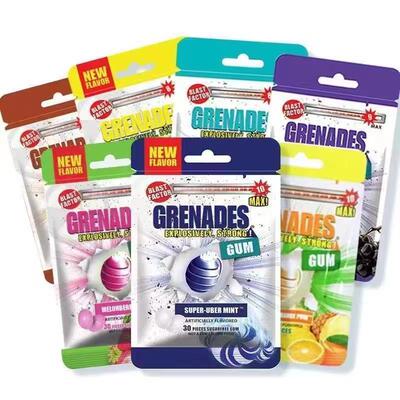 grenades格雷呐强力爆珠薄荷糖强劲清凉糖果清凉薄荷提神凉爽