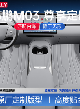 25款小鹏M03脚垫全包围专用星空毯防水耐脏前后排丝圈汽车脚垫