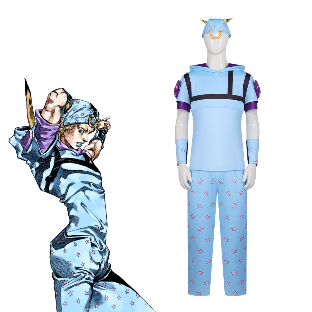 的奇妙冒险cos服乔尼乔斯达动漫人物服装cosplay二次元扮演服
