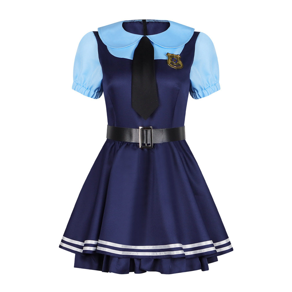 疯狂动物城主题cos服兔子警官judy朱迪角色扮演cosplay万圣节服装