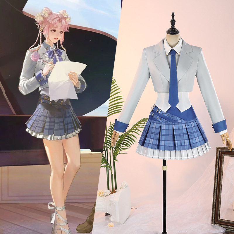 王者荣耀cosplay闪光计划女团cos服女团打歌服JK制服套装D257