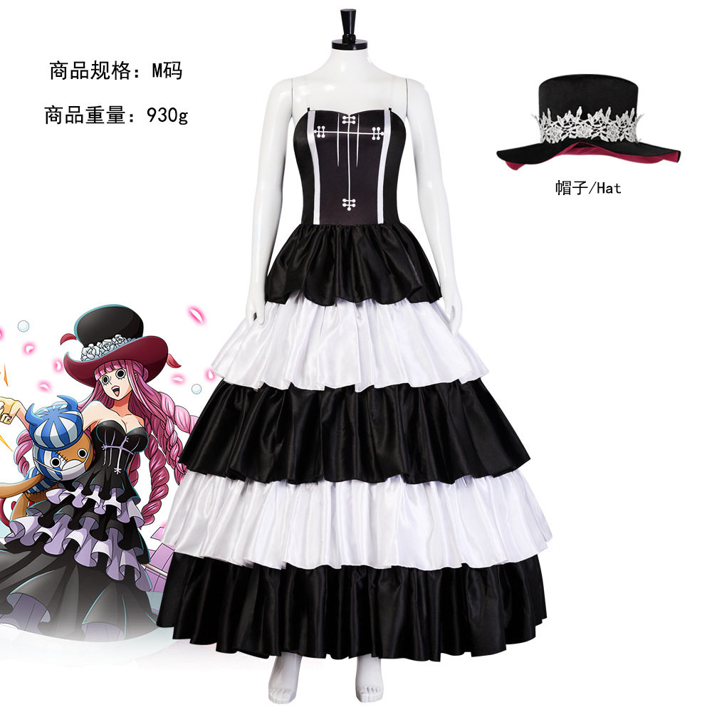 日漫海贼王cosONEPIECE幽灵公主佩罗娜cosplay公主裙漫展服装