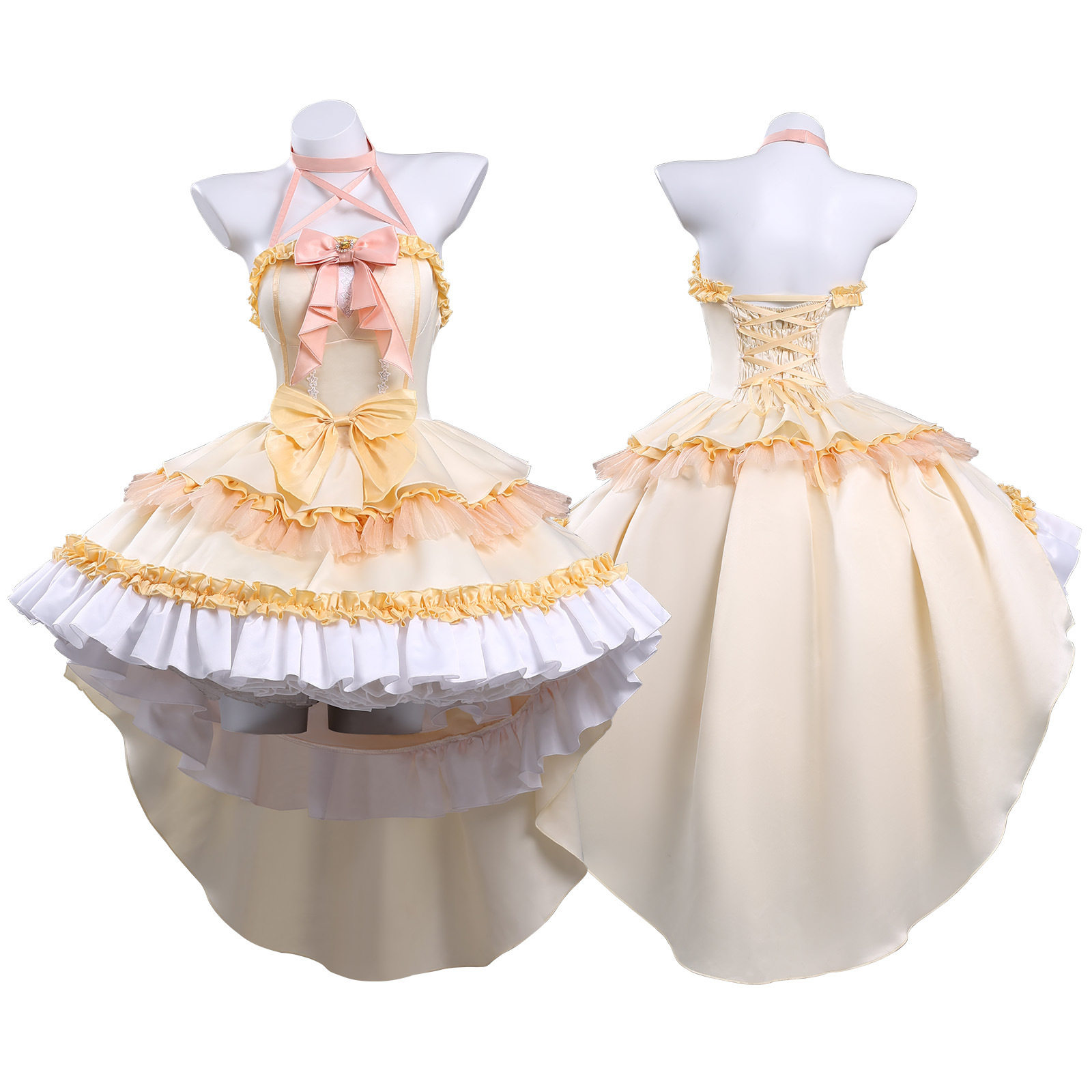 巴麻美cos服魔法少女小圆鹿目圆cosplay手游lo裙新图裙子二次元