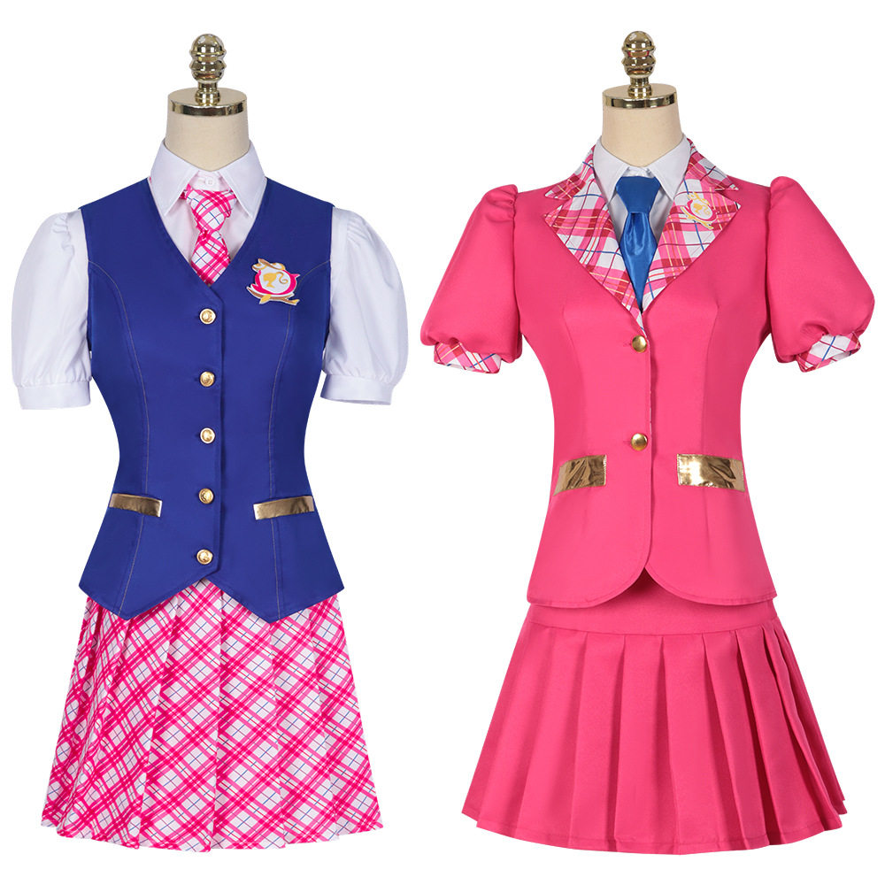 电影cos服公主学院校服德兰西连衣裙紧身裤cosplay服装