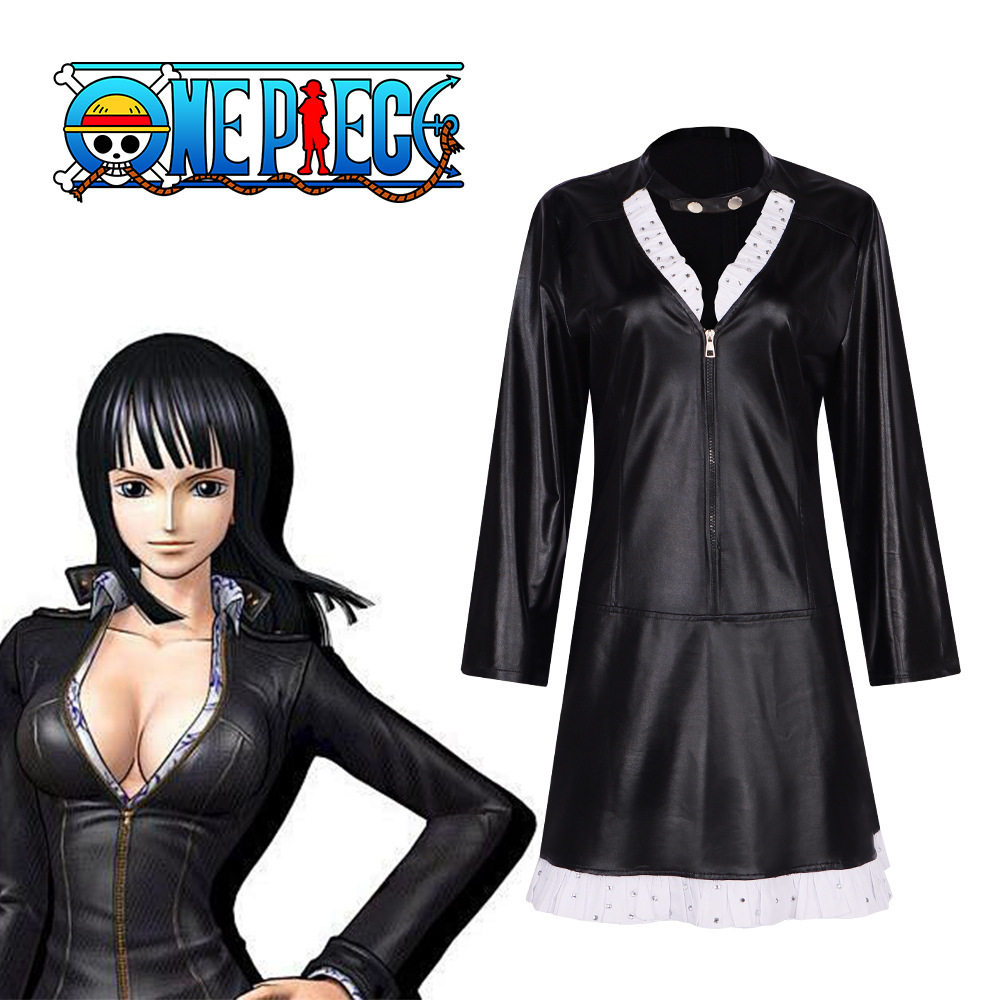 海贼王cos服草帽海贼团妮可罗宾1代连衣裙cosplay角色舞台表演服