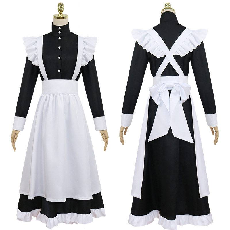 奇迹暖暖仆装大佬cos可爱英式洛丽塔连衣裙女佣服男cosplay服装女图片