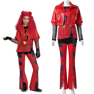 后裔4红色崛起cosplay表演服装万圣节演出服女童跨境