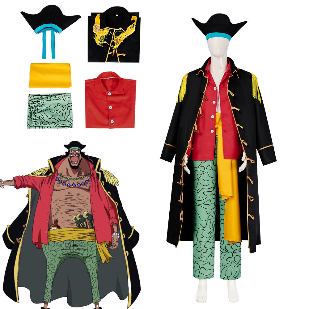 海贼王黑胡子cos服航海王cosplay角色扮演套装万圣节二次元服装