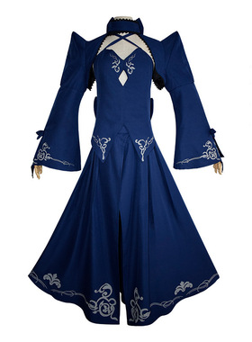 sabercos服新款命运之夜黑saber礼服cospaly服剑士服阿尔托利亚