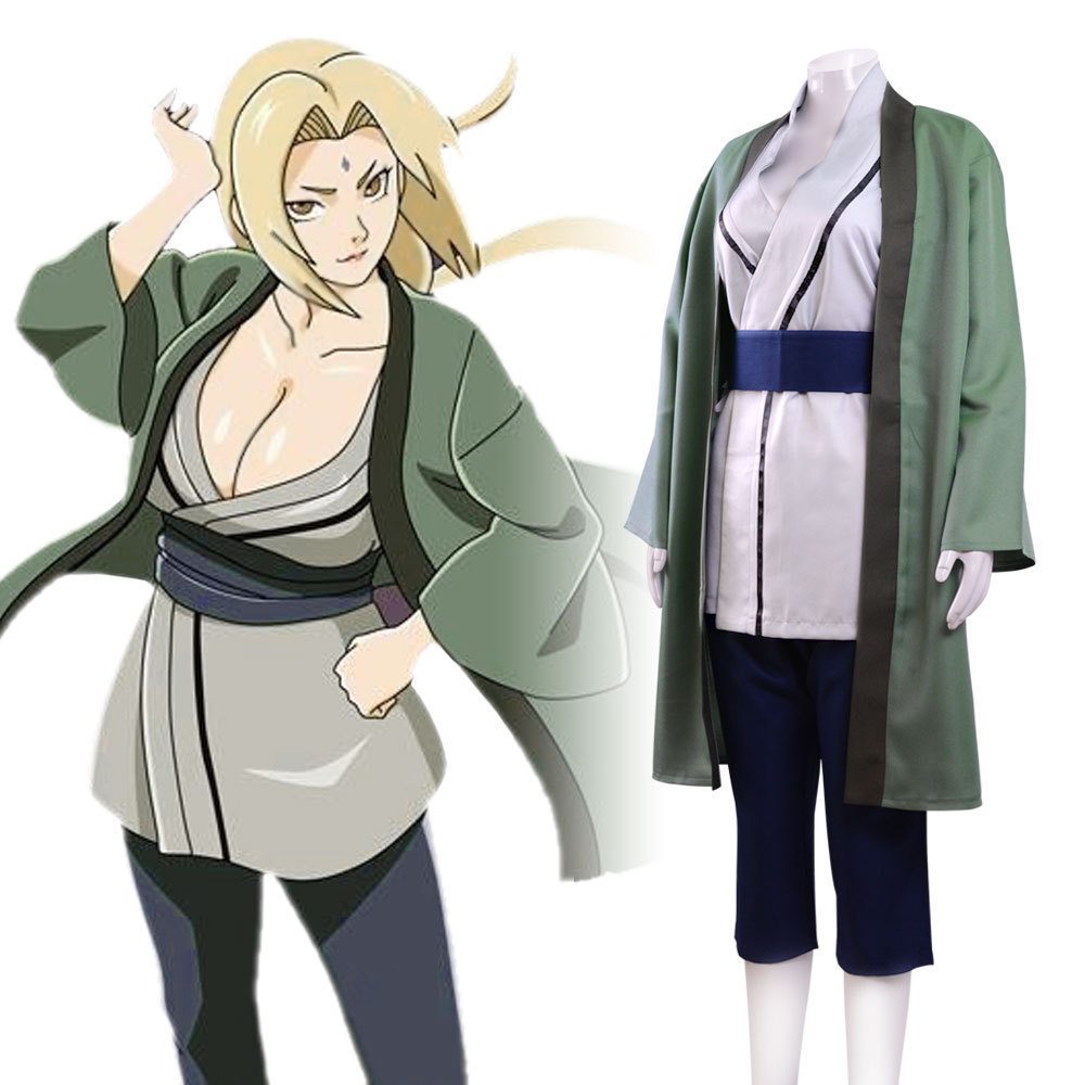 动漫忍者cos服纲手婆婆cosplay服装万圣节角色表演服现货