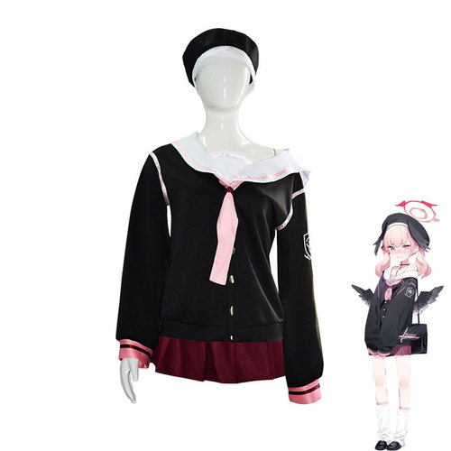 cos服表演服舞台水手服cosplay女现货碧蓝档案下江小春服装 - 封面