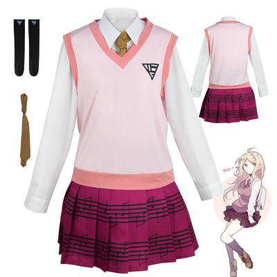 女高中生校园JK制服赤松枫cosplay服装工厂现货服美新弹丸论破COS