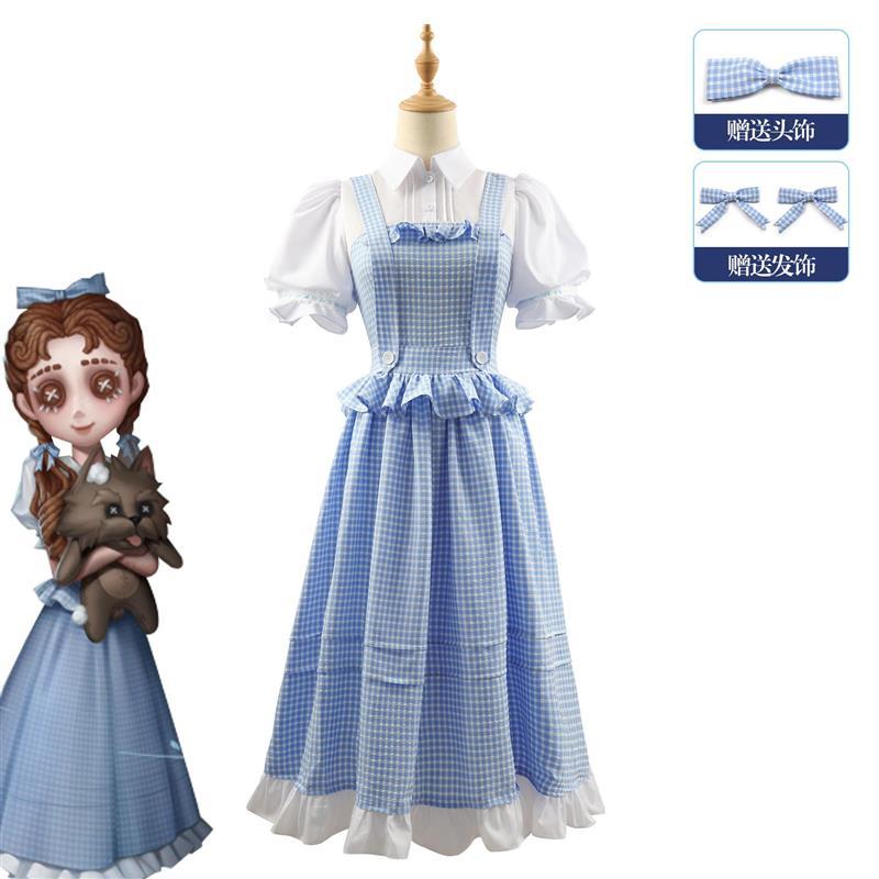 cosplay裙装二次元动漫连衣裙金狐狸第五人格cos小女孩桃乐丝服装图片