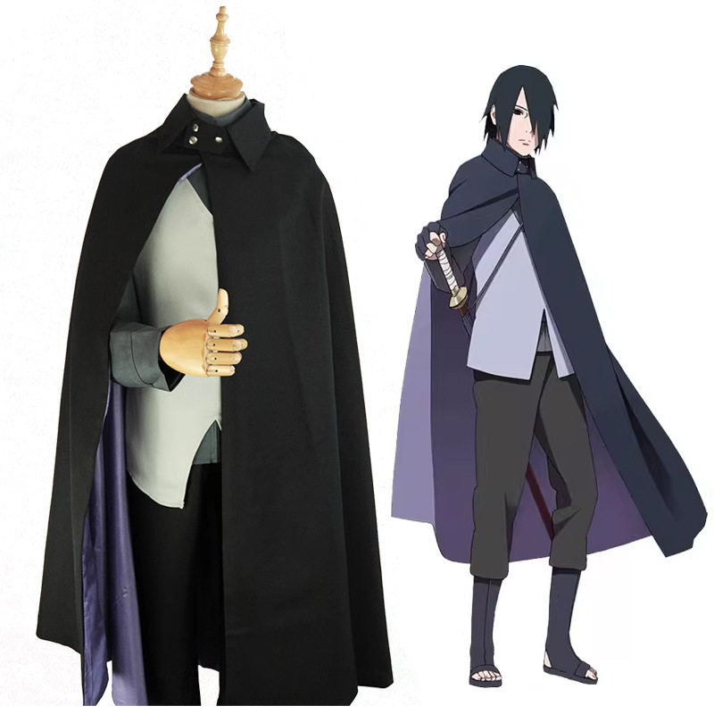 火影宇智波佐助cos服博人传剧场版cosplay披风假发衣服装