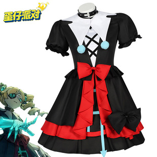 蛋仔派对cos服哑女斯黛拉怨灵小丑阿巴逃出惊魂夜全套cosplay服