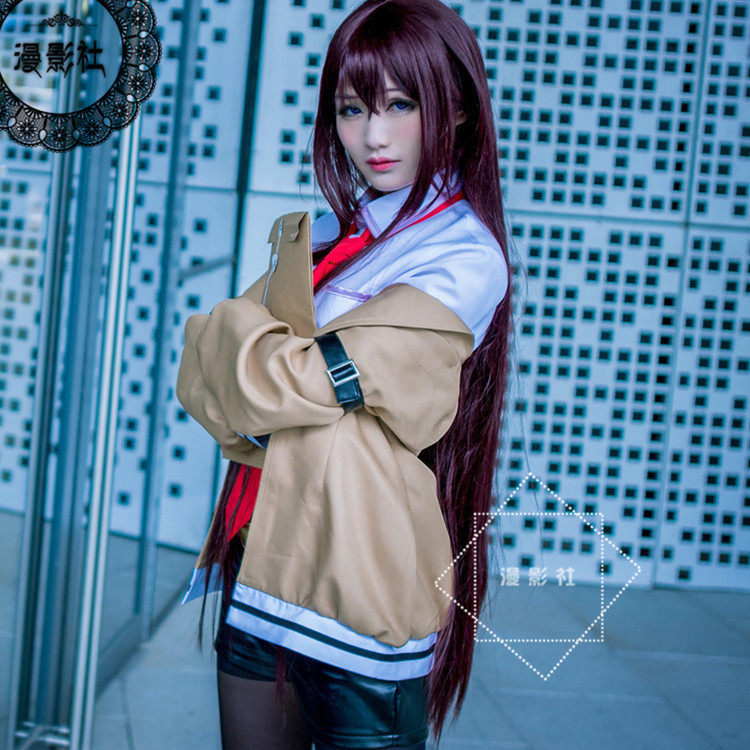现货命运石之门cos服牧濑红莉栖cosplay服装制服女套装