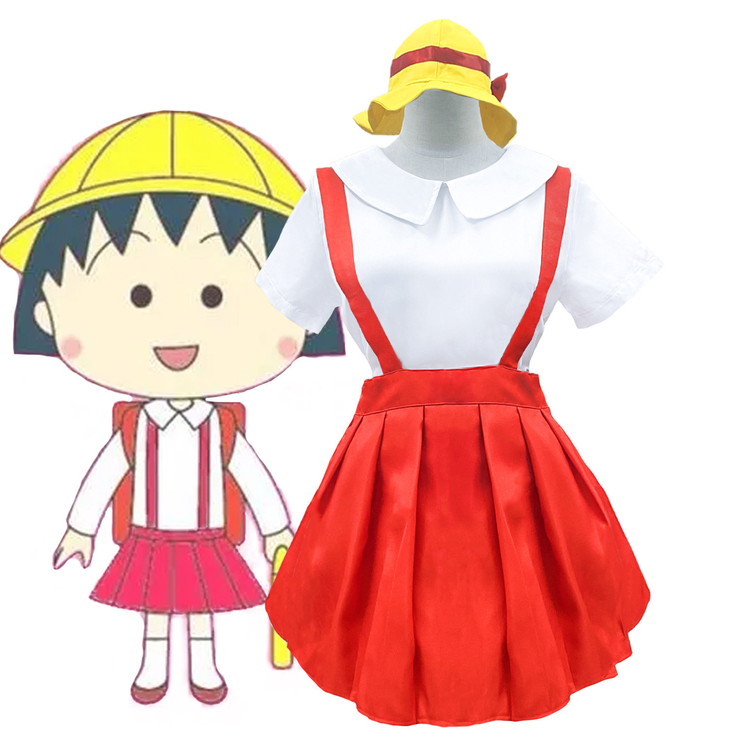 万圣节樱桃小丸子亲子装动漫cosplay服可爱洛丽塔幼儿园服
