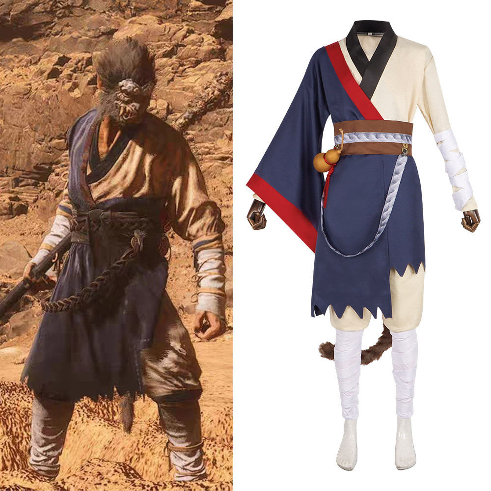 黑神话悟空cos服游戏同款齐天大圣悟空cosplay万圣节舞台表演服图片