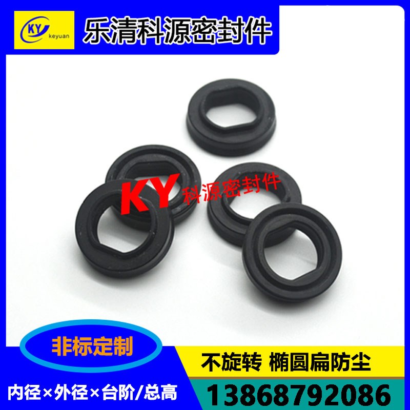 32*30*40*55/7不旋转SMC气缸DPR扁防尘圈椭圆形活塞杆丁晴密封件