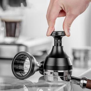 按压旋转针式布粉针均匀打散咖啡粉结块意式咖啡机手柄51/53/58mm