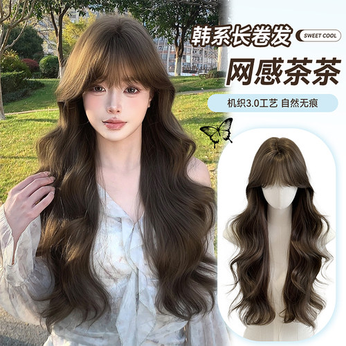束朵夏季新款自然长卷发